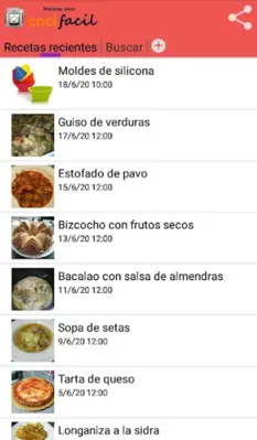 Recetas Cocifacil android App screenshot 5